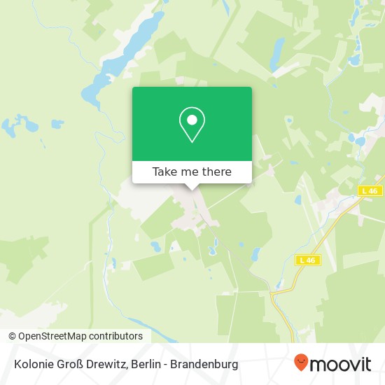 Kolonie Groß Drewitz map