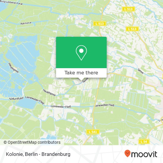 Kolonie map