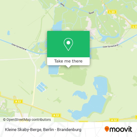 Карта Kleine Skaby-Berge