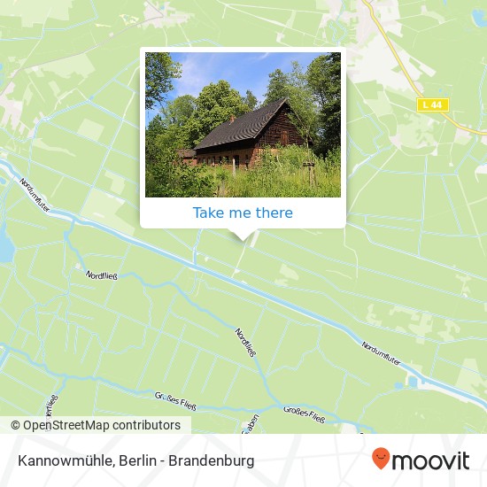 Kannowmühle map