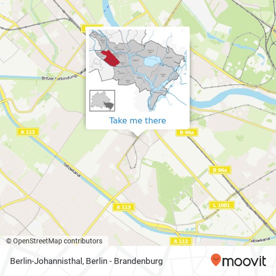 Berlin-Johannisthal map