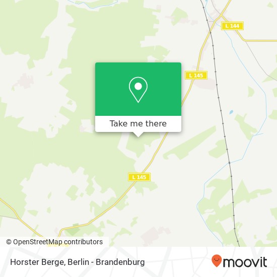 Horster Berge map