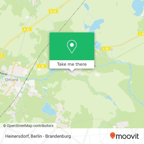 Heinersdorf map