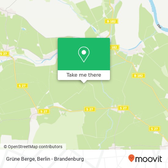 Grüne Berge map