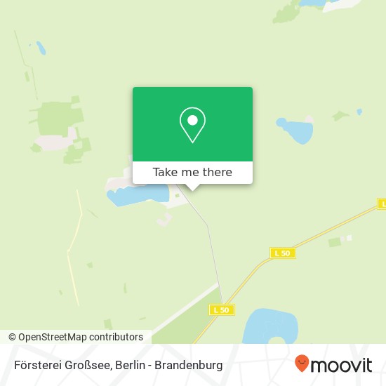 Försterei Großsee map