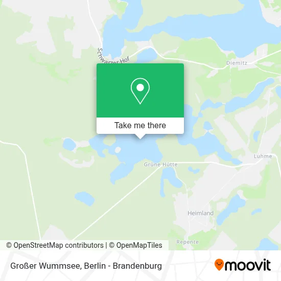 Großer Wummsee map