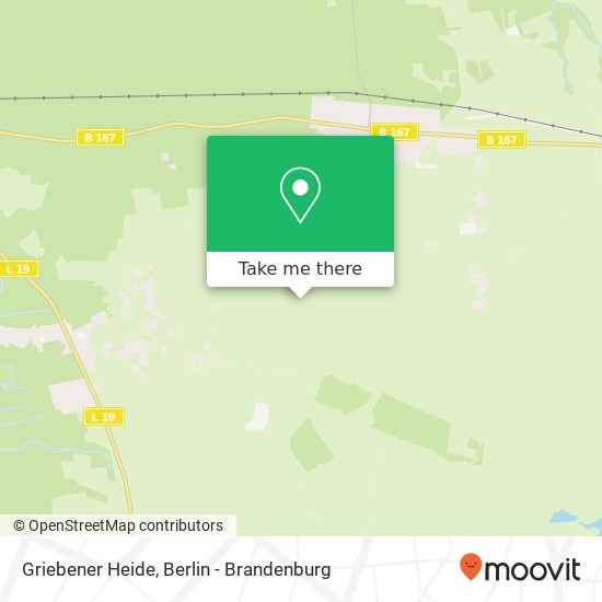 Griebener Heide map