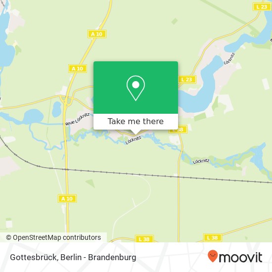 Gottesbrück map