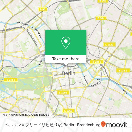 ベルリン＝フリードリヒ通り駅 map