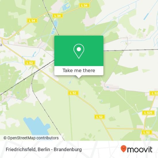 Friedrichsfeld map