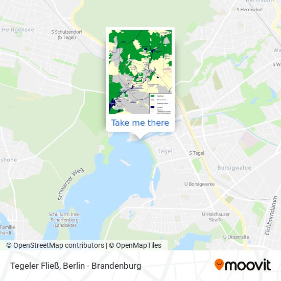 Tegeler Fließ map