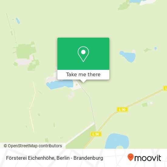 Försterei Eichenhöhe map