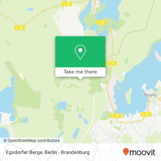 Egsdorfer Berge map