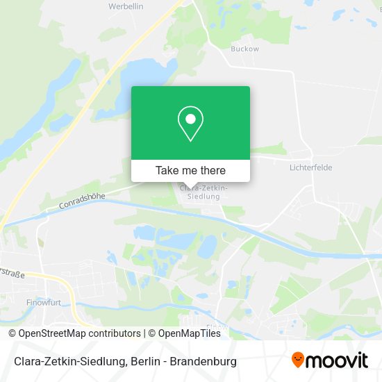 Clara-Zetkin-Siedlung map