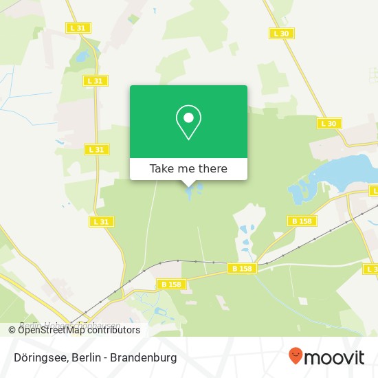 Döringsee map