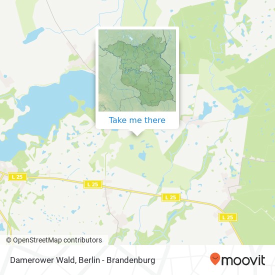 Damerower Wald map