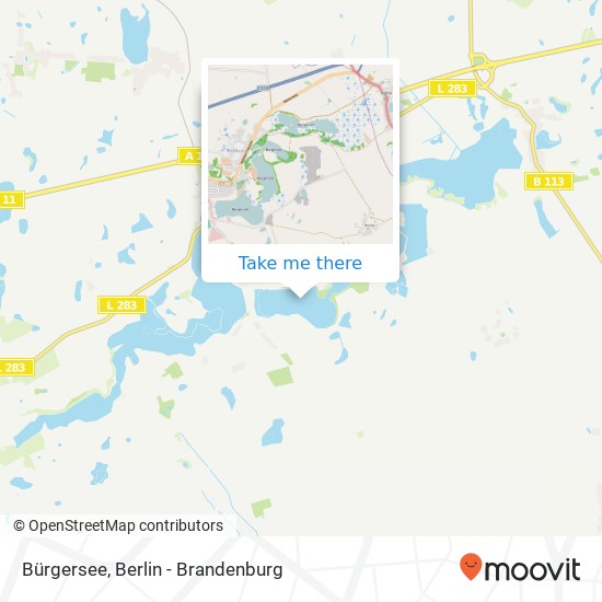 Bürgersee map