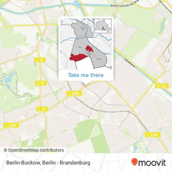 Карта Berlin-Buckow