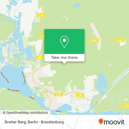 Breiter Berg map