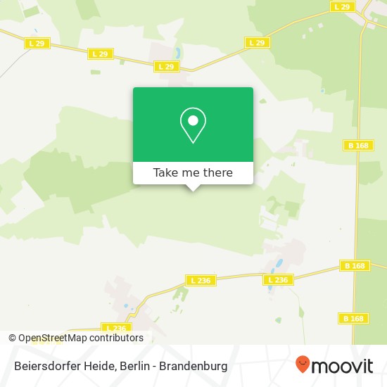 Beiersdorfer Heide map