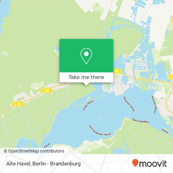 Alte Havel map