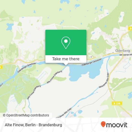 Alte Finow map