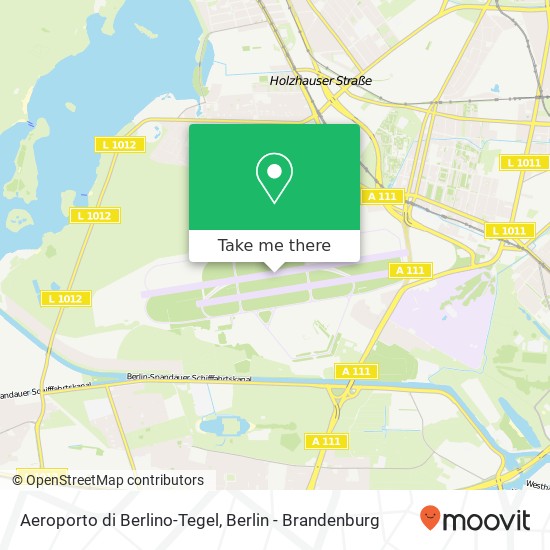 Aeroporto di Berlino-Tegel map