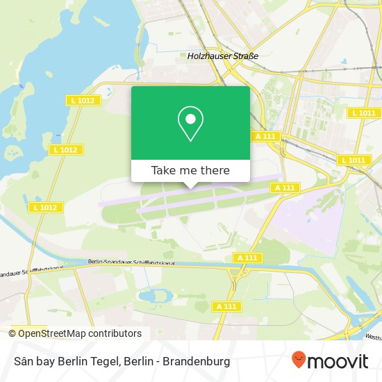 Sân bay Berlin Tegel map