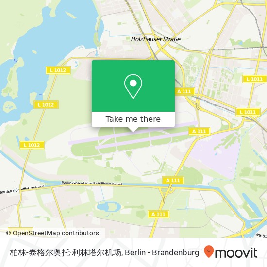 柏林-泰格尔奥托·利林塔尔机场 map