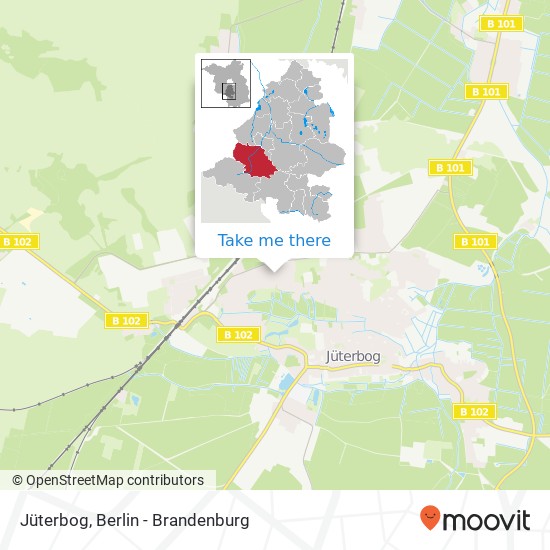 Jüterbog map