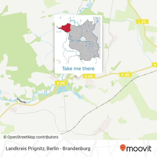 Landkreis Prignitz map