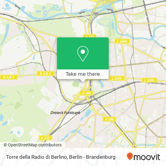 Torre della Radio di Berlino map