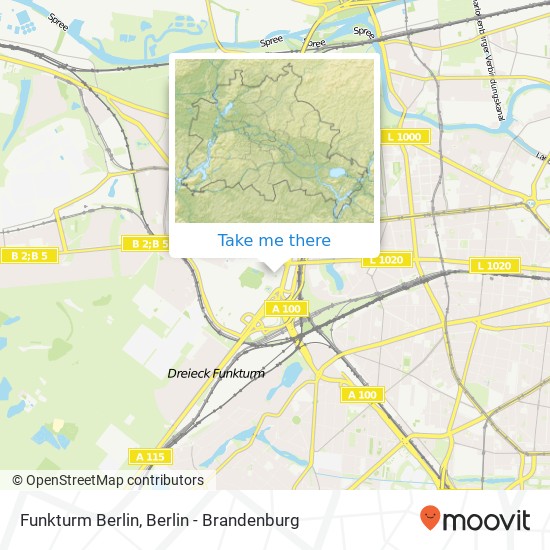 Funkturm Berlin map