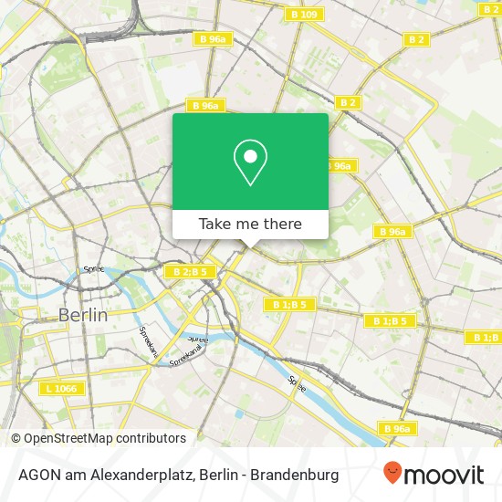 Карта AGON am Alexanderplatz