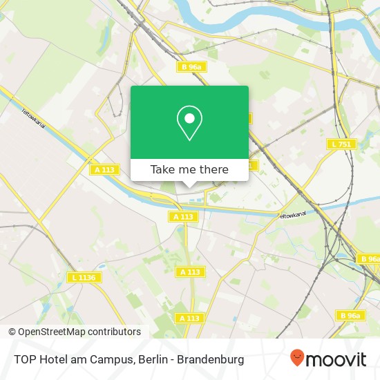 TOP Hotel am Campus map