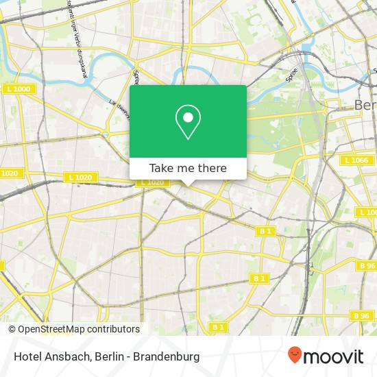 Hotel Ansbach map