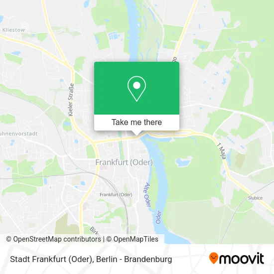 Карта Stadt Frankfurt (Oder)