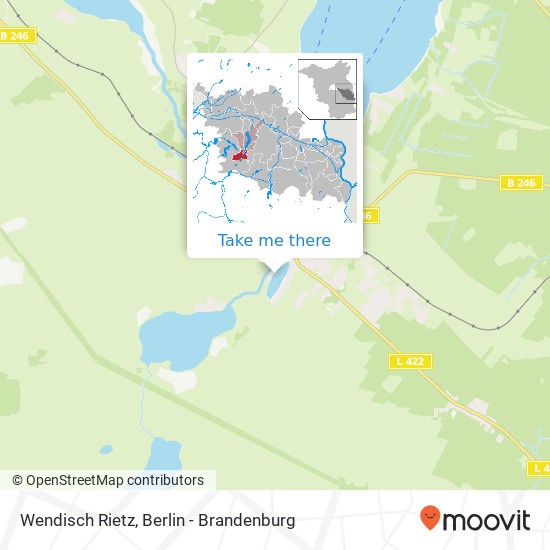 Wendisch Rietz map