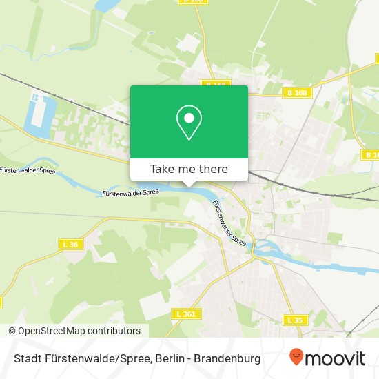 Stadt Fürstenwalde/Spree map