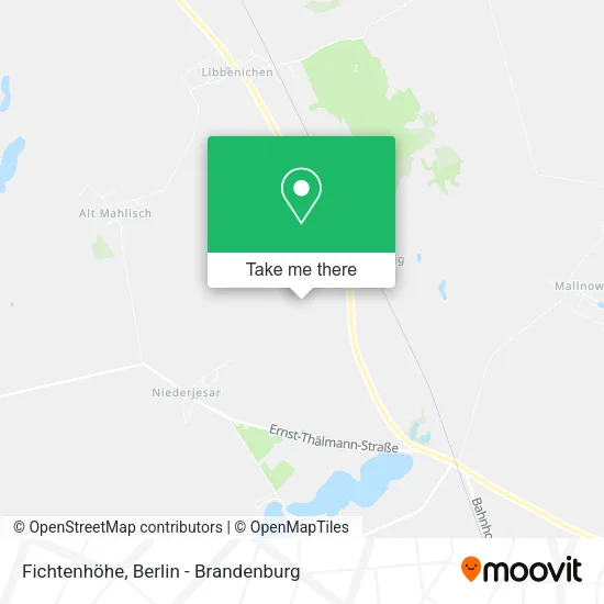 Карта Fichtenhöhe