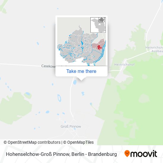 Hohenselchow-Groß Pinnow map
