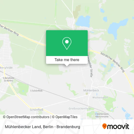 Карта Mühlenbecker Land