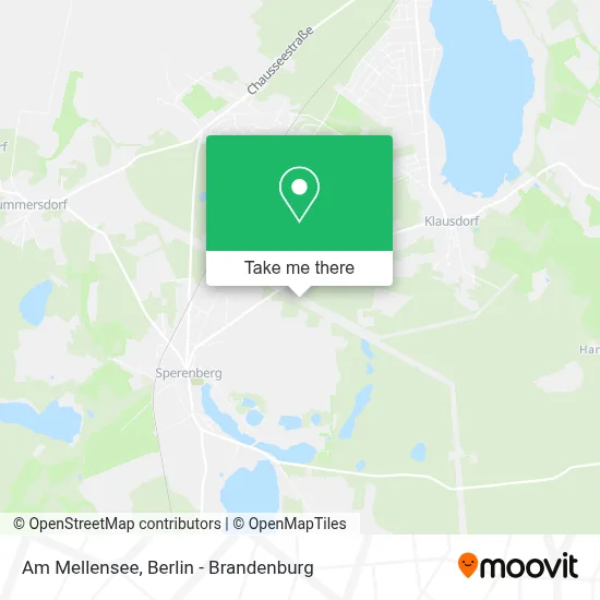 Am Mellensee map