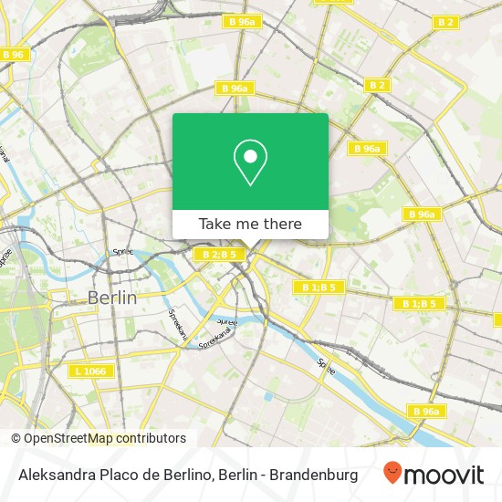 Aleksandra Placo de Berlino map