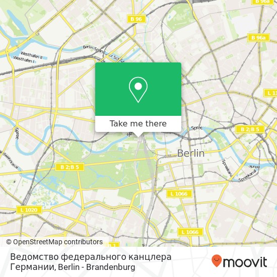 Ведомство федерального канцлера Германии map