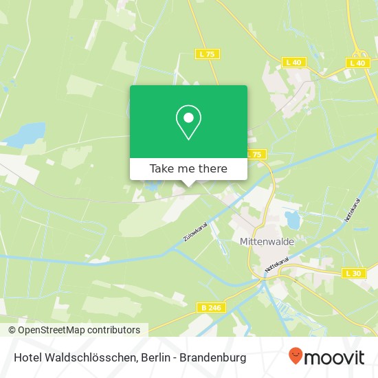 Hotel Waldschlösschen map