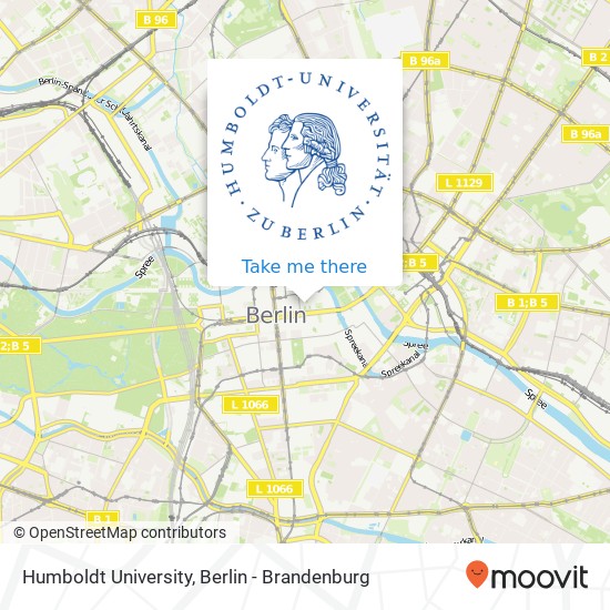 Humboldt University map