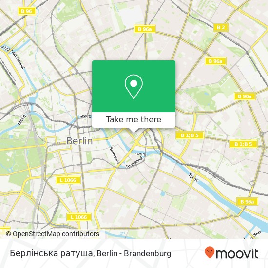 Берлінська ратуша map