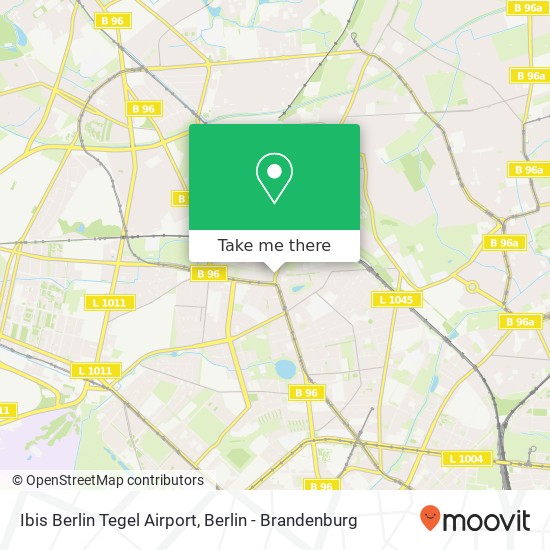 Карта Ibis Berlin Tegel Airport