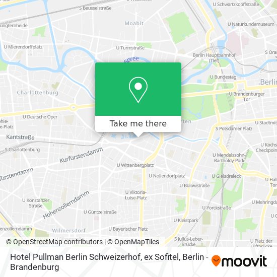 Hotel Pullman Berlin Schweizerhof, ex Sofitel map